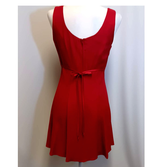 Vintage Red Dress Size 5/6 by All That Jazz - Great Fit! - Picture 8 of 10